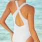 Crisscross Back One-Piece Swimsuit