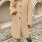 Devine Button Up Long Sleeve Coat