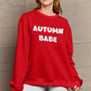 Simply Love Full Size AUTUMN BABE Graphic Sweatshirt