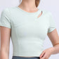 Round Neck Short Sleeve Active Top