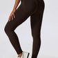 Slim Fit Wide Waistband Sports Leggings