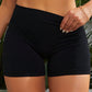 Slim Fit High Waistband Active Shorts