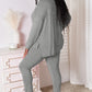 Basic Bae Bamboo Full Size V-Neck Long Sleeve Top and Pants Lounge Set