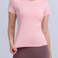 Round Neck Short Sleeve Active Top