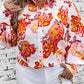 Plus Size Printed Long Sleeve Shirt