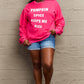 Simply Love Full Size Letter Graphic Sweatshirt