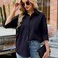 Lovelet Button Up Collared Neck Long Sleeve Shirt