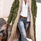 Full Size Zip Up Sherpa Hooded Coat