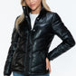 Snobbish Pocketed Zip Up Turtleneck Puffer Jacket