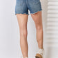 Judy Blue Full Size Tummy Control Fray Hem Shorts