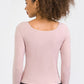 Feel Like Skin Highly Stretchy Long Sleeve Sports Top