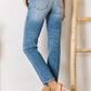 Kancan High Rise Distressed Slim Straight Jeans