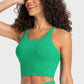 Crisscross Back Ladder Detail Sports Bra