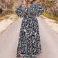 Plus Size Long Sleeve Maxi Dress