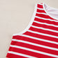 US Flag Round Neck Tank