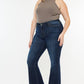 Kancan Full Size Mid Rise Flare Jeans