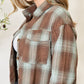 Mandy Plaid Dropped Shoulder Shirt