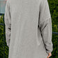 Collared Neck Long Sleeve Sweatshirt