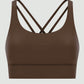 Crisscross Scoop Neck Active Tank