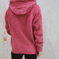 Drawstring Long Sleeve  Hooded Sweater