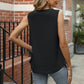 Eyelet Square Neck Tank