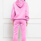 Drop Shoulder Long Sleeve Hoodie and Pants Set