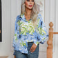 Floral Collared Neck Buttoned Shirt