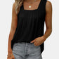 Ruched Square Neck Tank