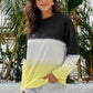 Tie-Dye Drop Shoulder Round Neck Sweatshirt