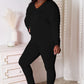 Basic Bae Bamboo Full Size V-Neck Long Sleeve Top and Pants Lounge Set