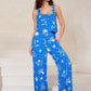 Printed Wide Strap Top and Pants Set