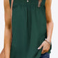 Smocked Tie Back Frill Trim Tank