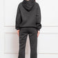 Drop Shoulder Long Sleeve Hoodie and Pants Set