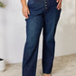 Judy Blue Full Size Button-Fly Straight Jeans