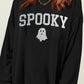 SPOOKY Round Neck Long Sleeve Sweatshirt