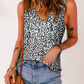 Animal Print V-Neck Tank