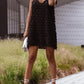 Fringe V-Neck Mini Cami Dress