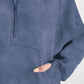 Half Zip Long Sleeve Sweatshirt