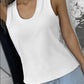 Solid Scoop Neck Tank