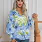 Floral Collared Neck Buttoned Shirt