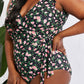 Marina West Swim Full Size Float On Ruffle Faux Wrap One-Piece in Floral