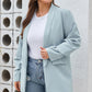 Plus Size Shawl Collar Long Sleeve Blazer