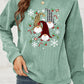 Faceless Gnome Graphic Drop Shoulder Sweatshirt