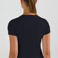 Round Neck Short Sleeve Sports T-Shirt