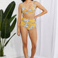 Marina West Swim Take A Dip Twist High-Rise Bikini in Mustard