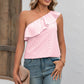 Eyelet One-Shoulder Tank