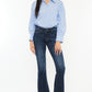 Kancan Full Size Mid Rise Flare Jeans