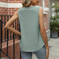 Eyelet Square Neck Tank