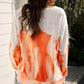 Tie Dye Round Neck Long Sleeve Sweatshirt