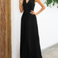 Surplice Neck Sleeveless Maxi Dress